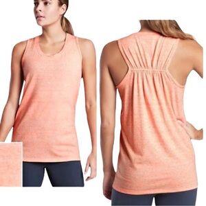 ATHLETA Drishti Textured Tank - Island Coral 1X